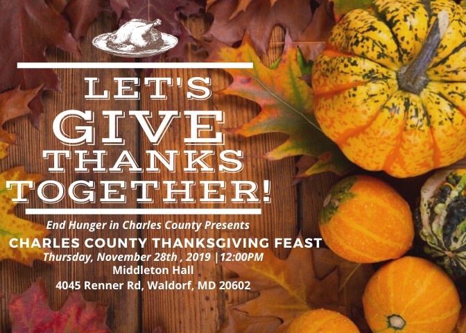 Charles County Thanksgiving Feast